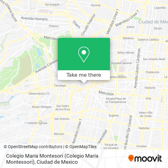 Colegio María Montesori (Colegio María Montessori) map