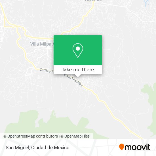 San Miguel map