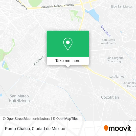 Punto Chalco map