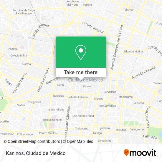Mapa de Kaninos
