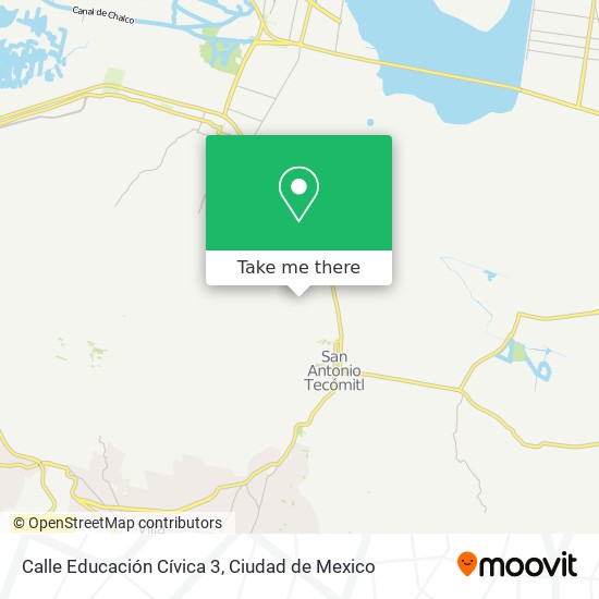 Mapa de Calle Educación Cívica 3