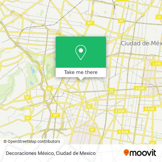 Decoraciones México map