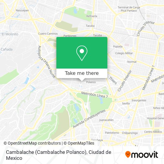 Mapa de Cambalache (Cambalache Polanco)