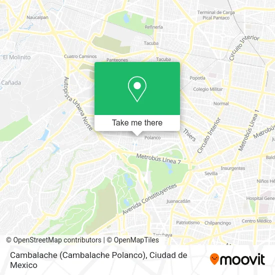 Cambalache (Cambalache Polanco) map