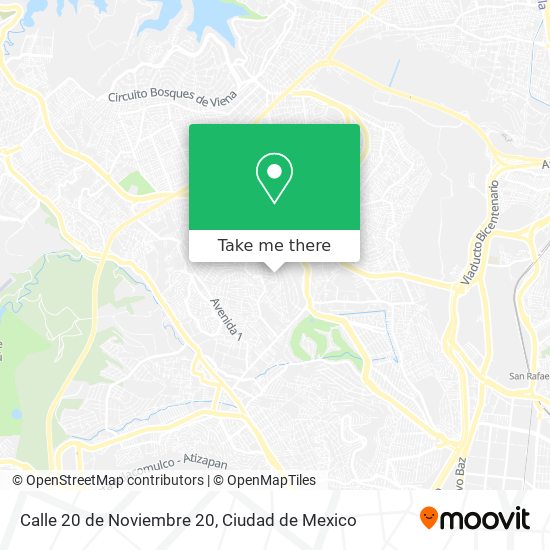 Mapa de Calle 20 de Noviembre 20