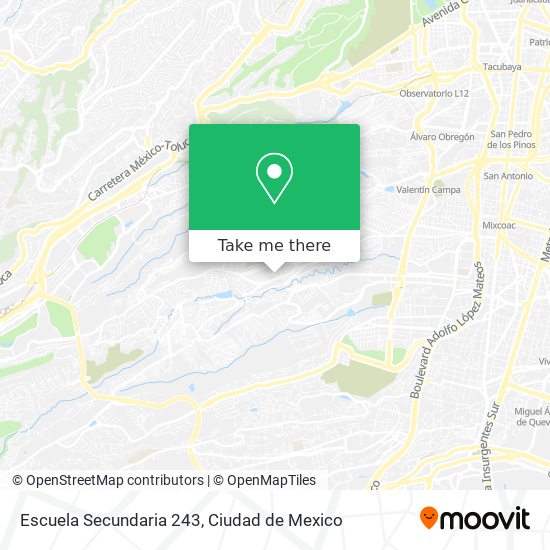 Escuela Secundaria 243 map
