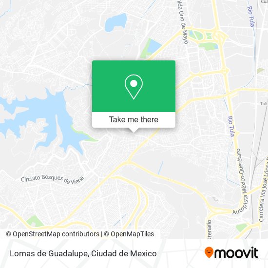 Mapa de Lomas de Guadalupe