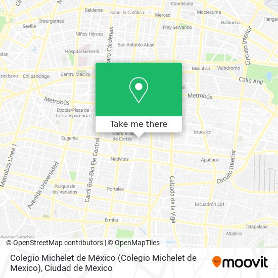 Colegio Michelet de México map