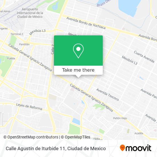 Mapa de Calle Agustín de Iturbide 11