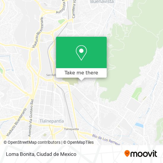 Loma Bonita map