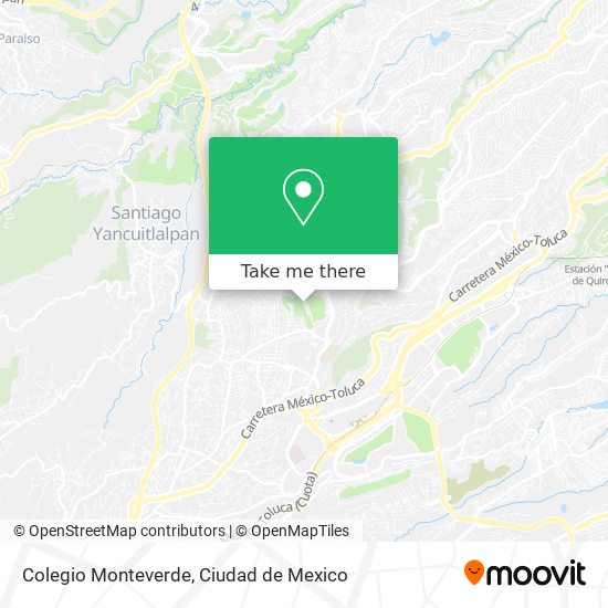 Colegio Monteverde map