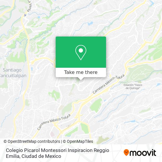 Colegio Picarol Montessori Inspiracion Reggio Emilia map