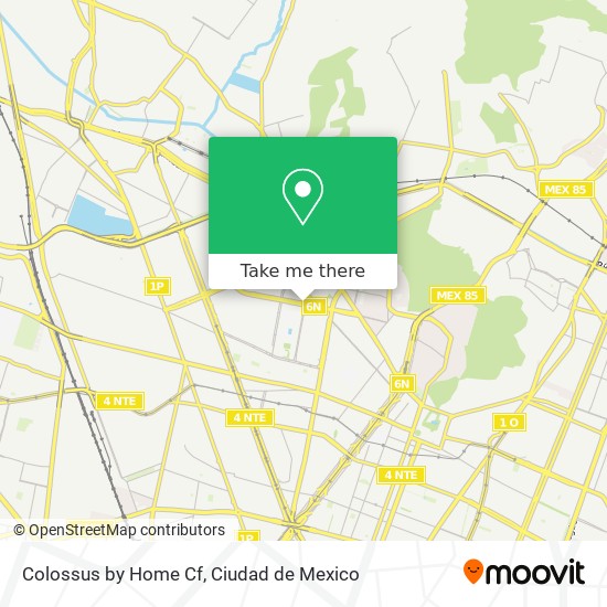 Colossus by Home Cf map
