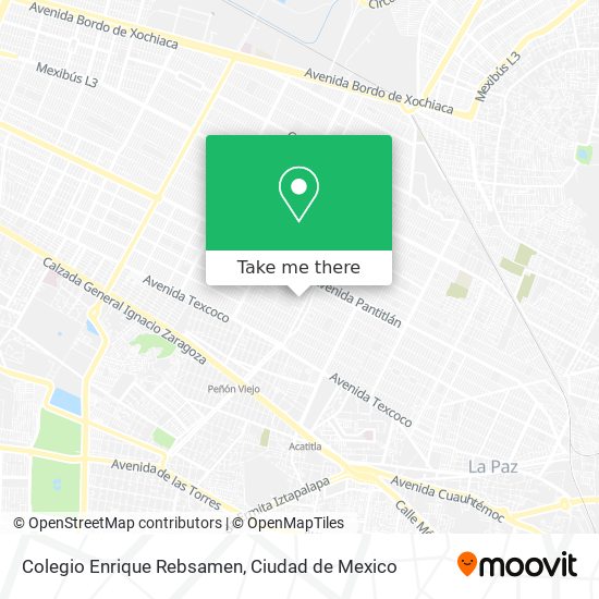 Colegio Enrique Rebsamen map