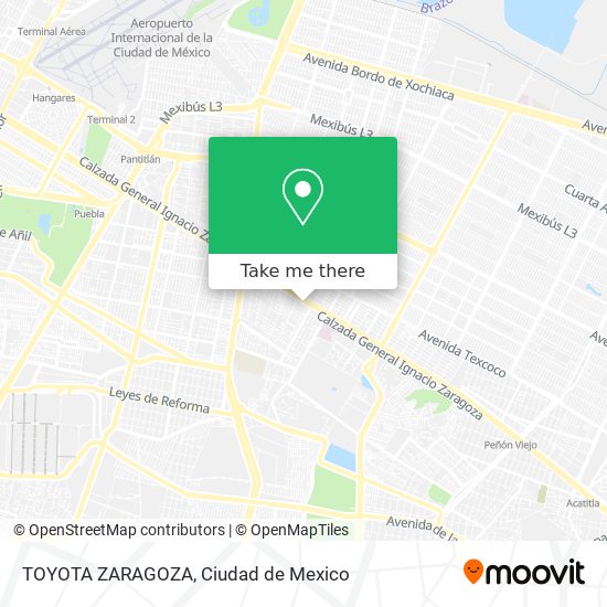 TOYOTA ZARAGOZA map