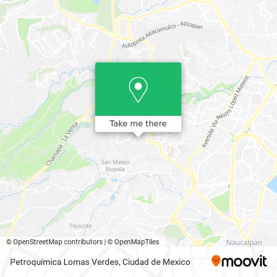 Petroquímica Lomas Verdes map
