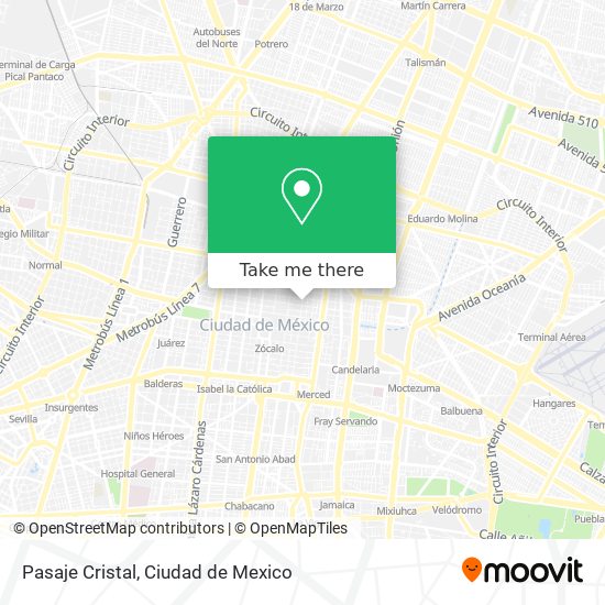Pasaje Cristal map