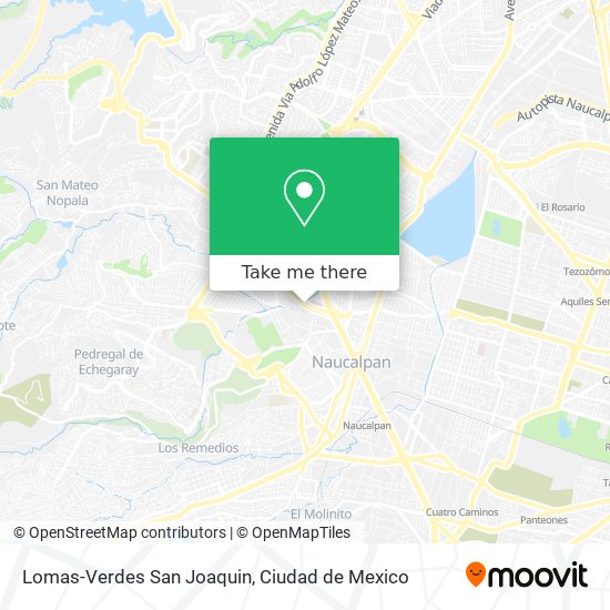 Mapa de Lomas-Verdes San Joaquin