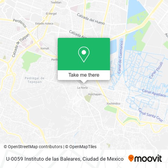 Mapa de U-0059 Instituto de las Baleares