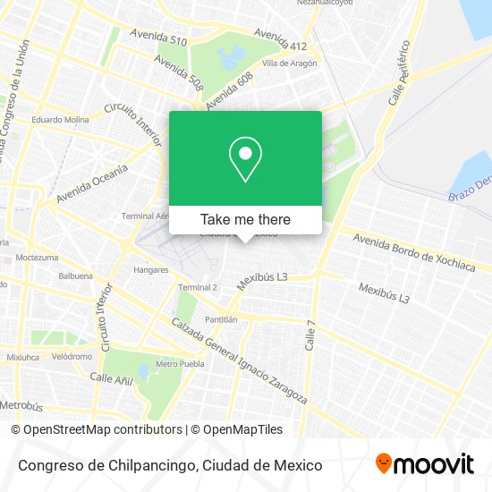 Congreso de Chilpancingo map