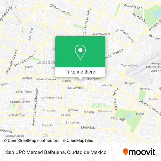 Mapa de Ssp UPC Merced Balbuena