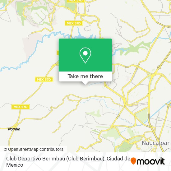 How to get to Club Deportivo Berimbau (Club Berimbau) in Atizapán De  Zaragoza by Bus?