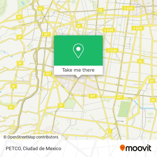 Mapa de PETCO