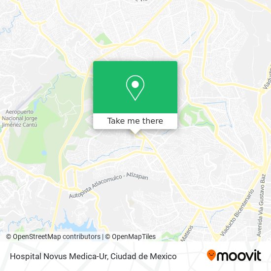 Hospital Novus Medica-Ur map