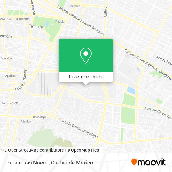 Parabrisas Noemi map