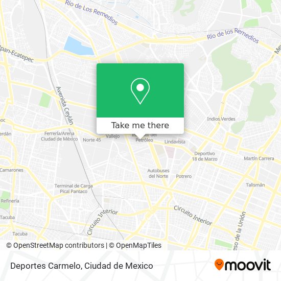 Mapa de Deportes Carmelo