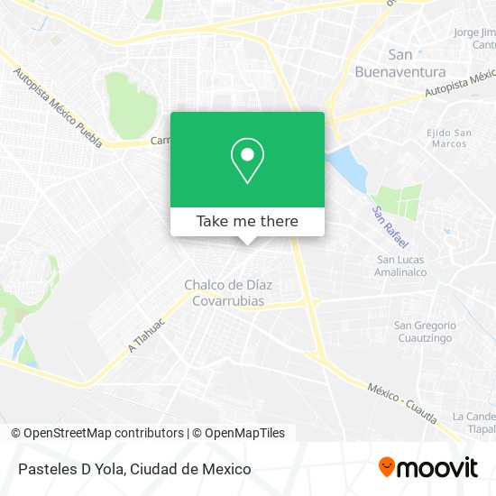 Mapa de Pasteles D Yola