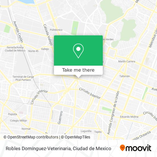 Robles Domínguez-Veterinaria map