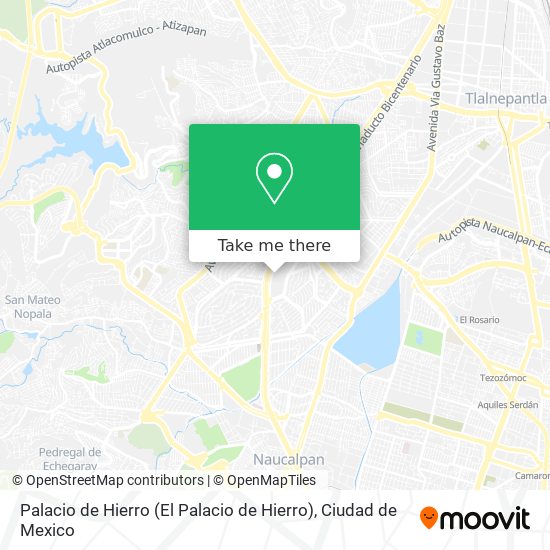 Palacio de Hierro map