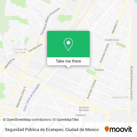 Seguridad Pública de Ecatepec map