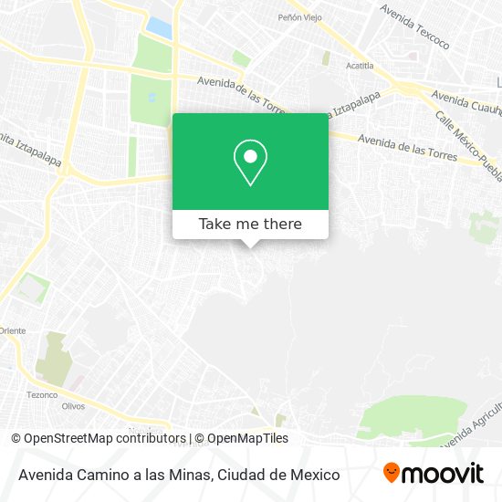 Mapa de Avenida Camino a las Minas