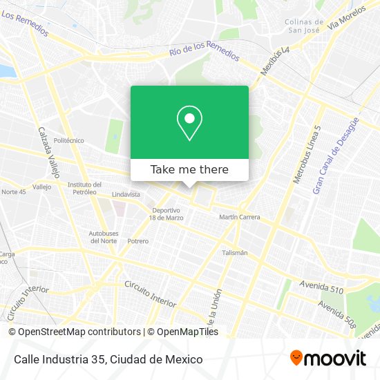 Calle Industria 35 map