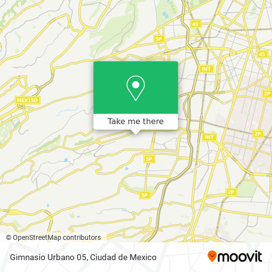 Gimnasio Urbano 05 map