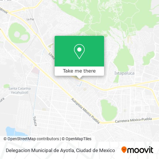 Delegacion Municipal de Ayotla map