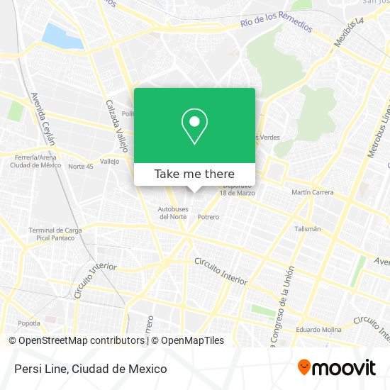 Mapa de Persi Line