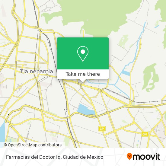 Farmacias del Doctor Iq map