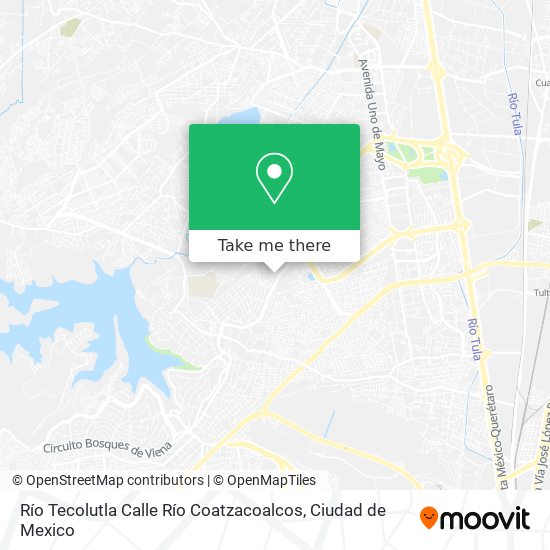 Río Tecolutla Calle Río Coatzacoalcos map