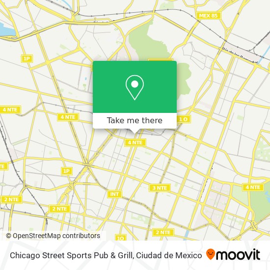 Chicago Street Sports Pub & Grill map