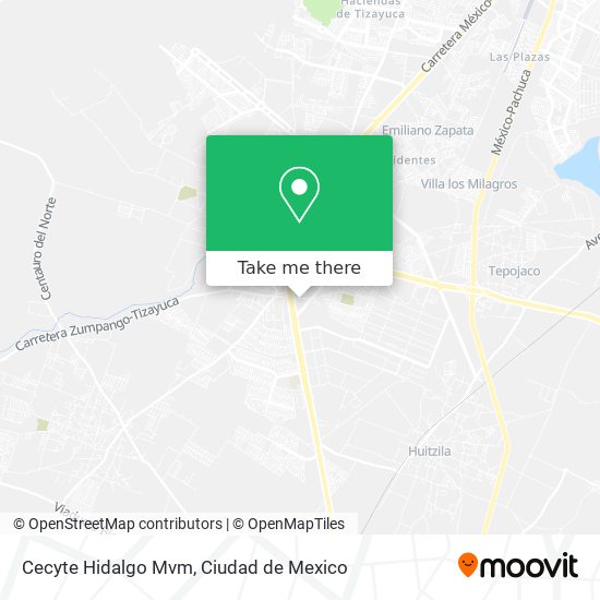 Cecyte Hidalgo Mvm map