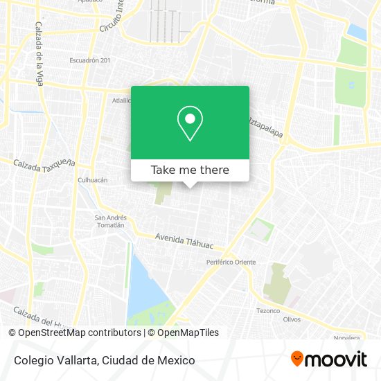 Colegio Vallarta map