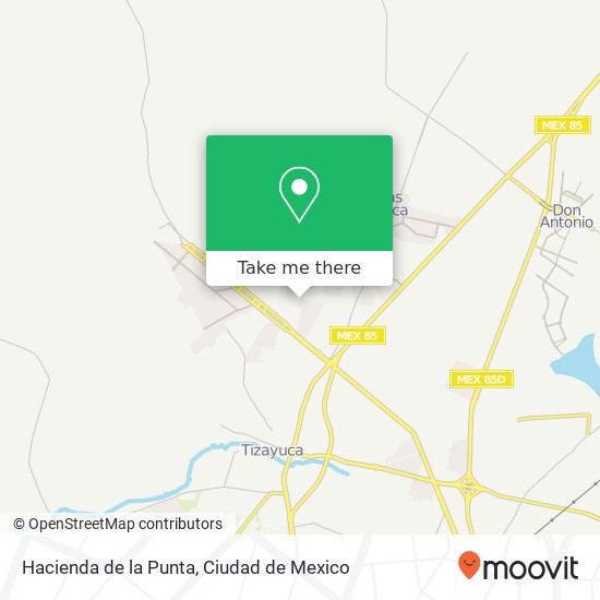 Hacienda de la Punta, 43800 Tizayuca, Hidalgo map