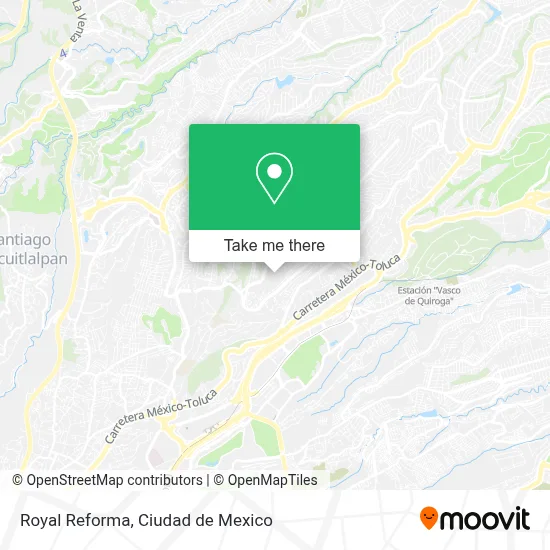 Royal Reforma map