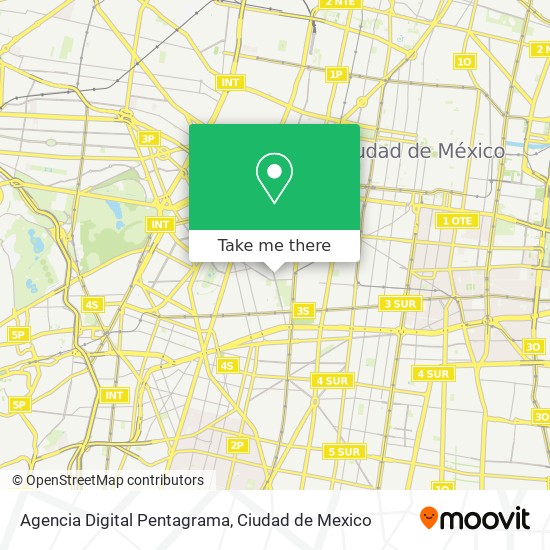 Agencia Digital Pentagrama map