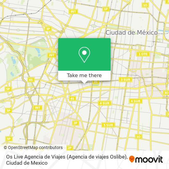 Mapa de Os Live Agencia de Viajes (Agencia de viajes Oslibe)