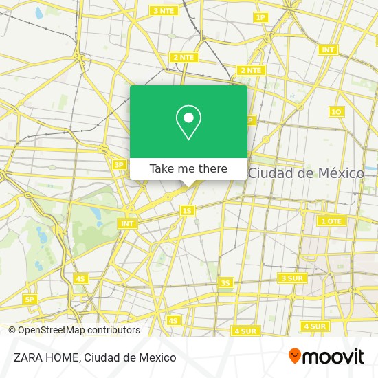 Mapa de ZARA HOME