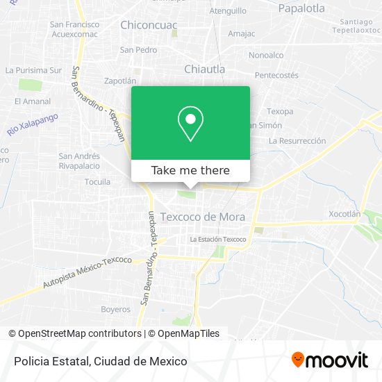 Policia Estatal map